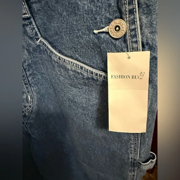 Fashion bug deadstock- Denim Overalls for Women - Picture 4 of 5